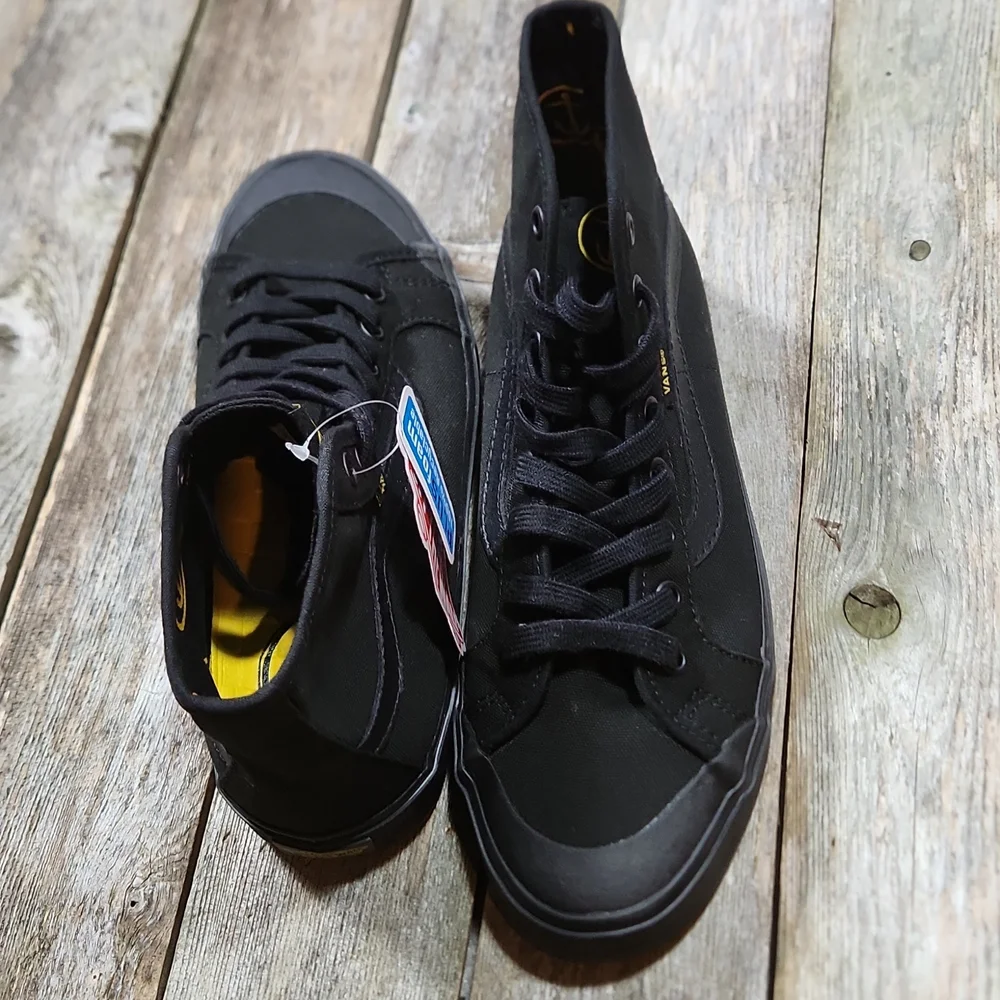 Vans Rare Black Ball HI SF Captain Fin Black/Black M7 VN-61_7